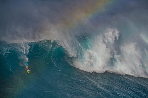 Michi Schweiger taking on a huge day at Jaws